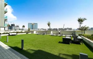Zahrada ubytování Elegant 1BR Plus Guest Study Room at SOBHA Waves - Luxury Stay
