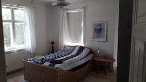 Postel nebo postele na pokoji v ubytování bedandshower