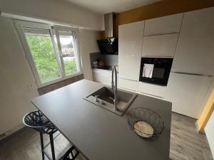Η κουζίνα ή μικρή κουζίνα στο Appartement Cosy & Elégant +10 φωτογραφίες