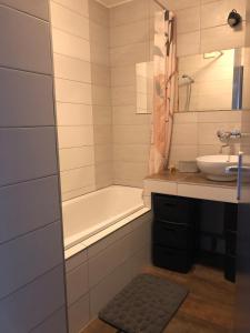 Koupelna v ubytování Bel appartement cosy kennedy proche centre ville