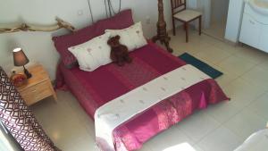 Postel nebo postele na pokoji v ubytování Yoga & Apartment Zlata Oliva