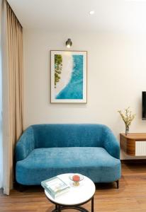 Posezení v ubytování MYAN Villa Vinhomes Ocean Park 3