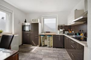 Kuchyň nebo kuchyňský kout v ubytování Ferienwohnung Sonnendeck