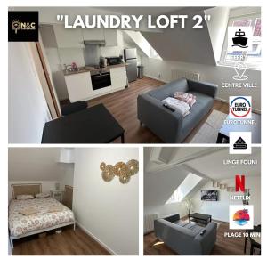 Et opholdsområde på Laundry Studio 2 - proche gare- centre ville- CNPE
