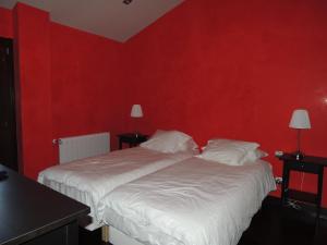 Cama o camas de una habitación en Casa Rural Kutxatxuri