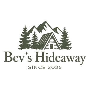 a logo for the beavers hideaway since at BEV's Hideaway 