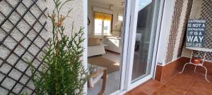 Χώρος καθιστικού στο Coqueto ático con espectacular terraza +9 φωτογραφίες