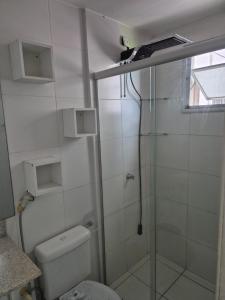 Koupelna v ubytování Apartamento de 3 quartos, sendo 2 suítes, em belíssimo condomínio! COP 30!