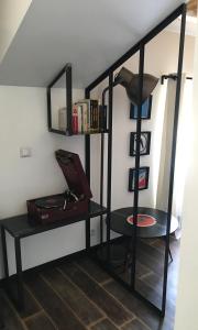 Knihovna v bed and breakfast