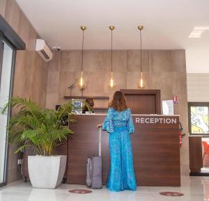 Vstupní hala nebo recepce v ubytování Aichti Hotel