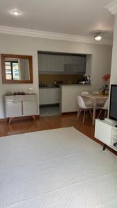 Kuchyň nebo kuchyňský kout v ubytování Apartamento nas montanhas de Domingos Martins - A 5 minutos do Centro!