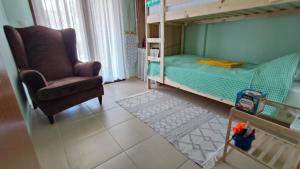 Ένα ή περισσότερα κρεβάτια σε δωμάτιο στο SiviriLovelyApartment