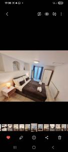 a picture of a bedroom with a bed in a room at Kent 1 bedroom apartment 2 mins walk to Gravesend Station & Town Centre in Gravesend