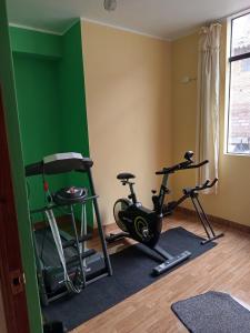 Fitnesscentret og/eller fitnessfaciliteterne på Inmobiliaria RIO MACHO