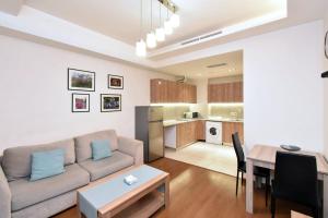 Kuchyň nebo kuchyňský kout v ubytování Apartments by MR Yeravan in the city centre