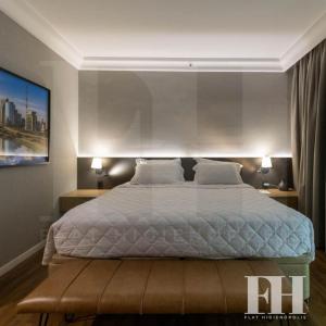Postel nebo postele na pokoji v ubytování Flat Higienópolis Premium