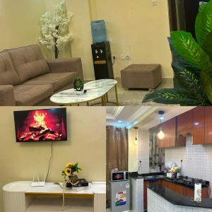 Η κουζίνα ή μικρή κουζίνα στο Ann'sbammyline Serene homes