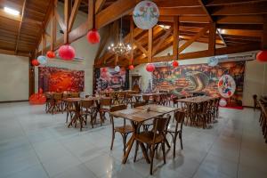 En restaurant eller et andet spisested på Makai Resort All Inclusive Convention Aracaju