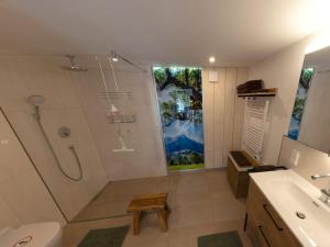 Koupelna v ubytování Bei Heussens