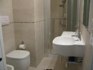 Koupelna v ubytování B&B Il Paiolo