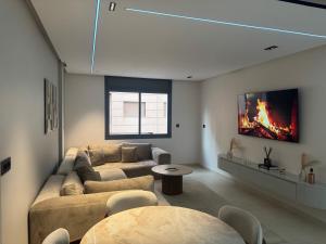 Et opholdsområde på Luxe Appartement Haut Standing Nador Lagoon Rif