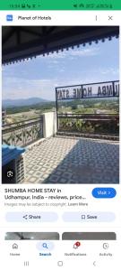 Balkón nebo terasa v ubytování Shumba homestay