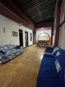 Χώρος καθιστικού στο Hostal de la Salsa