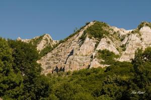 A general mountain view or a mountain view taken from a vendégházakat