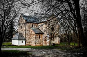 The building in which a vendégházakat is located