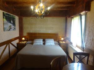 Postel nebo postele na pokoji v ubytování Casa Rural Arratzain