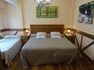 Postel nebo postele na pokoji v ubytování Casa Rural Arratzain
