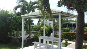A patio or other outdoor area at Domaine Des Hibiscus