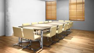 a conference room with a table and chairs at Almarena Madero Urbano in Buenos Aires