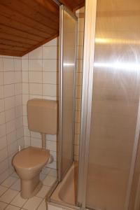 Koupelna v ubytování Landhaus Stocker + 24 fotografií