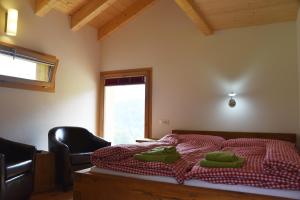 Postel nebo postele na pokoji v ubytování B&B Hängebrigga