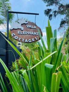 a sign that reads valley elephant enclosures at Yala Elephant Cottage in Tissamaharama +33 photos