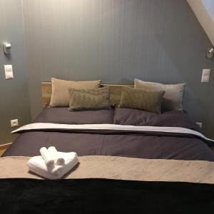 A bed or beds in a room at Apartment Luna