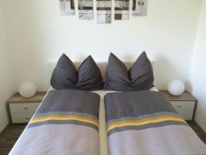 Postel nebo postele na pokoji v ubytování Glaneggerhof