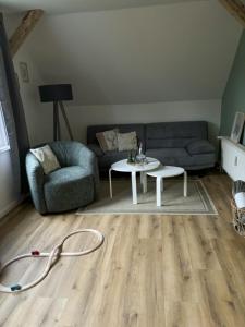 Istumisnurk majutusasutuses Wurmbergblick Ferienwohnung +5 fotot