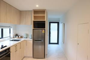 Η κουζίνα ή μικρή κουζίνα στο Trendy Studio in the City