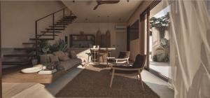 Χώρος καθιστικού στο Terra Mare Villas +15 φωτογραφίες