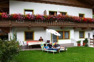 Zahrada ubytování Panoramablick Ferienwohnung Schiestl