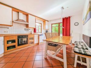 Η κουζίνα ή μικρή κουζίνα στο Leybucht