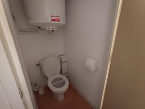 a small bathroom with a toilet in a small room at Studio cosy au pied des pistes pour 4 pers. avec balcon plein sud - Animaux acceptés - FR-1-445-112 in Montgenèvre +8 photos