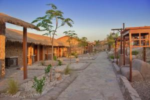 En terrasse eller udendørsområde på Wadi Sharm Resort