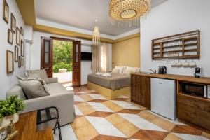 Η κουζίνα ή μικρή κουζίνα στο The Old Symi