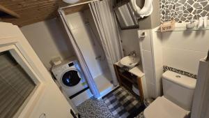 Koupelna v ubytování Ferienhaus-Ferienbutze + 25 fotografií