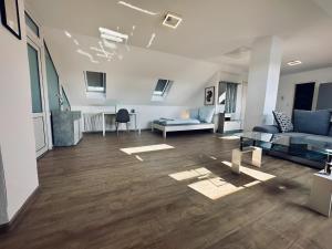 Posezení v ubytování FeWo Euregio IV Geräumig & Klinik-Nähe