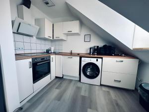 Kuchyň nebo kuchyňský kout v ubytování FeWo Euregio IV Geräumig & Klinik-Nähe