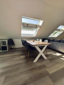 Posezení v ubytování FeWo Euregio IV Geräumig & Klinik-Nähe + 14 fotografií